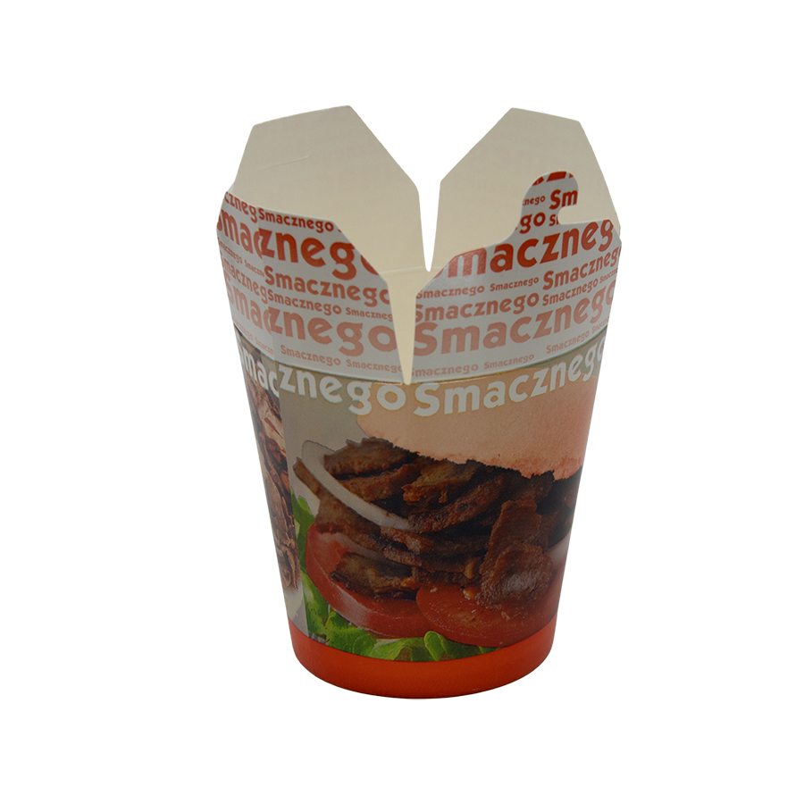 KEBAB BOX 1000 ML (3) SMACZNEGO / KEBAB, FRYTKI /  (10x50 szt.)